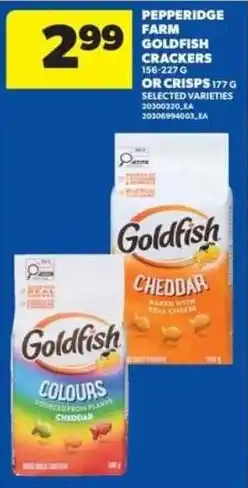 Real Canadian Superstore Pepperidge Farm Goldfish Crackers offer