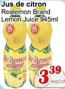 Marche C&T Realemon Brand Lemon Juice offer