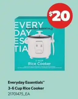 Real Canadian Superstore Everyday Essentials 3-6 Cup Rice Cooker offer