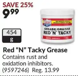 Princess Auto Lucas Red N Tacky Grease offer