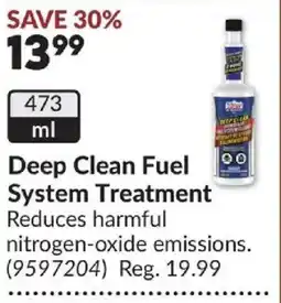 Princess Auto Deep Clean Fuel System Treatment offer
