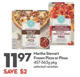 Longo's Martha Stewart Frozen Pizza or Pinsa offer