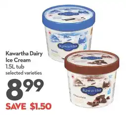Longo's Kawartha Dairy Ice Cream offer