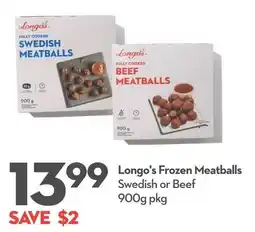 Longo's Longo's frozen meatballs offer
