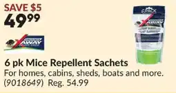 Princess Auto Rodents Away Mice Repellent Sachets offer