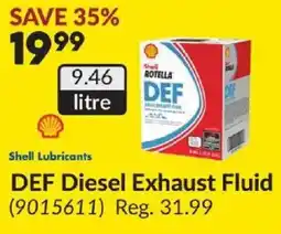 Princess Auto Shell DEF Diesel Exhaust Fluid offer