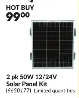 Princess Auto Solar Panel Kit offer