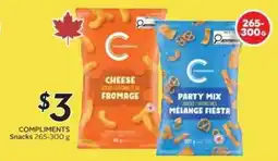 Safeway Compliments snacks offer