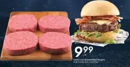 Safeway Fresh Lean Ground Beef Burgers offer