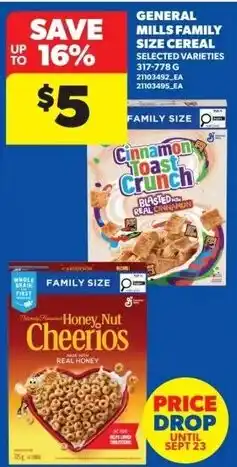 Real Canadian Superstore General Mills family size cereal offer