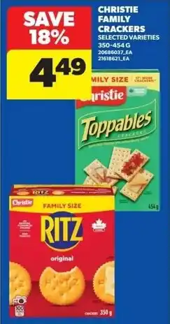 Real Canadian Superstore Christie crackers selected varieties offer