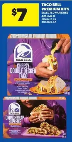 Real Canadian Superstore Taco Bell taco kits offer