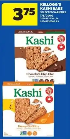 Real Canadian Superstore Kellogg's Kashi Bars Selected Varieties offer