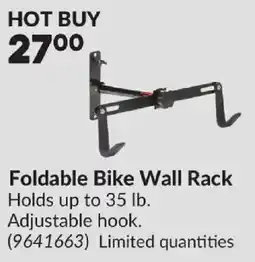 Princess Auto Foldable Bike Wall Rack offer