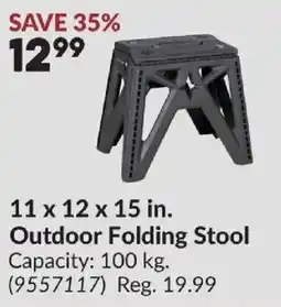 Princess Auto Outdoor Folding Stool offer
