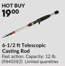 Princess Auto Telescopic Casting Rod offer