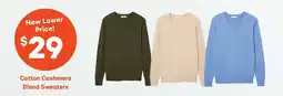 Real Canadian Superstore Cotton Cashmere Blend Sweaters offer