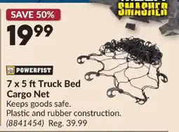 Princess Auto Powerfist 7 x 5 ft Truck Bed Cargo Net offer