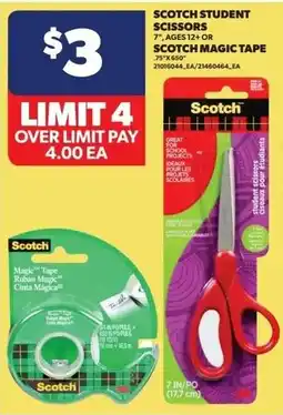 Real Canadian Superstore Scotch student scissors offer