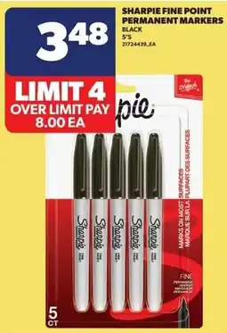 Real Canadian Superstore Sharpie fine point permanent markers offer