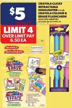 Real Canadian Superstore Crayola Crayola Clicks retractable highlighter offer