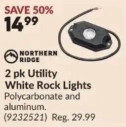 Princess Auto Northern Ridge 2 pk Utility White Rock Lights offer