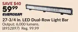 Princess Auto Evergear automotive 27-3/4 in. led dual-row light bar offer