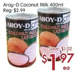 Sunny Food Mart Aroy-d coconut milk offer