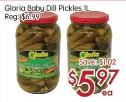 Sunny Food Mart Gloria baby dill pickles offer