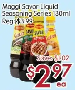 Sunny Food Mart Maggi Savor Liquid Seasoning Series offer
