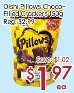 Sunny Food Mart Oishi Pillows Choco-Filled Crackers offer