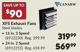 Princess Auto Canarm XFS Exhaust Fans offer