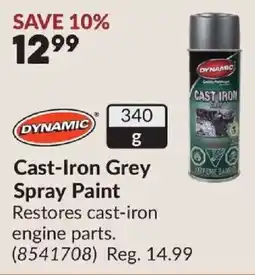 Princess Auto Dynamic cast-iron grey spray paint offer