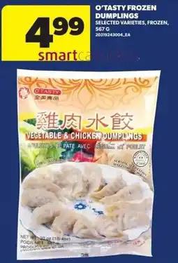 Real Canadian Superstore O'tasty vegetable & chicken dumplings offer