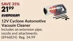 Princess Auto Evergear 12V Cyclone Automotive Vacuum Cleaner offer