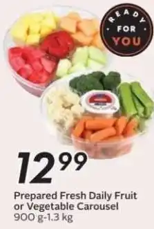 Safeway Prepared Fresh Daily Fruit or Vegetable Carousel offer