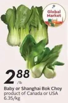 Safeway Baby or Shanghai Bok Choy offer