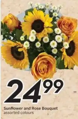 Safeway Sunflower and Rose Bouquet assorted colours offer