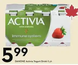 Safeway Danone activia yogurt drink offer