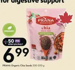 Safeway Prana organic chia seeds offer