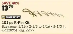 Princess Auto Powerfist 101 pc R-Pin Kit offer