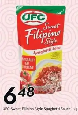 Safeway UFC Sweet Filipino Style Spaghetti Sauce offer