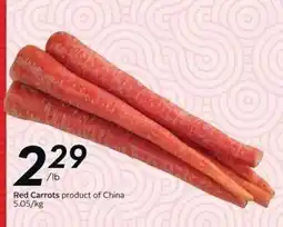 Safeway Red Carrots offer
