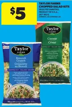 Real Canadian Superstore Taylor Farms chopped salad kits offer