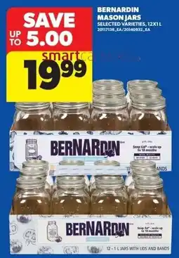 Real Canadian Superstore Bernardin mason jars offer