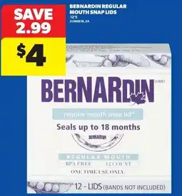 Real Canadian Superstore Bernardin regular mouth snap lid offer