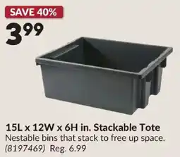 Princess Auto Stackable Tote offer