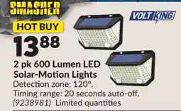 Princess Auto Volt King 600 Lumen LED Solar-Motion Lights offer