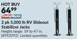 Princess Auto TowingMaster 5,000 lb RV Slideout Stabilizer Jacks offer