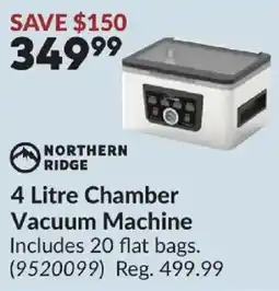 Princess Auto Northern Ridge 4 Litre Chamber Vacuum Machine offer
